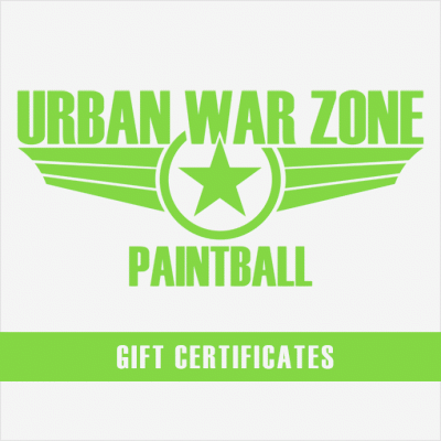 Paintball gift certificate